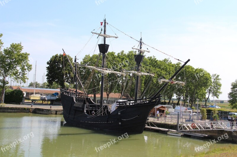 Nao Victoria Magellan Ship Rochefort Historic