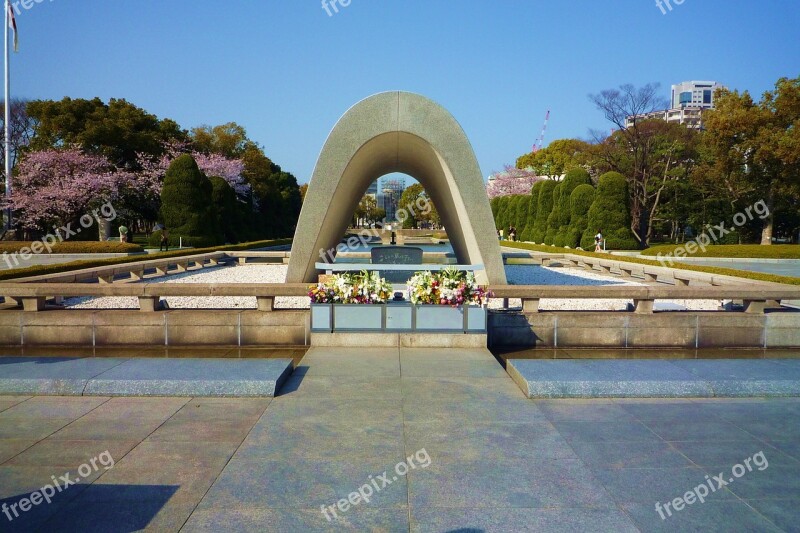 Monument Japan Hiroshima Atomic Bomb Free Photos