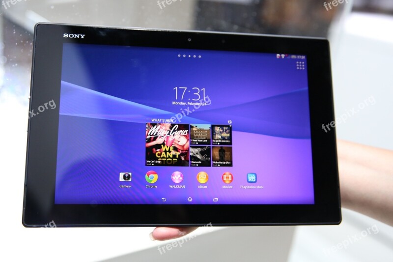 Sony Tablet Mobile Tech Free Photos