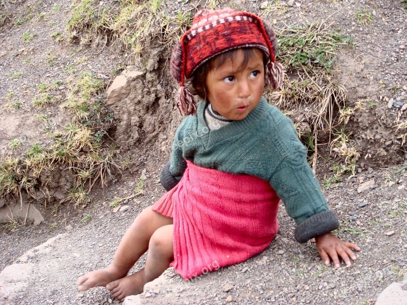 Peru Girl Child Faces Watch