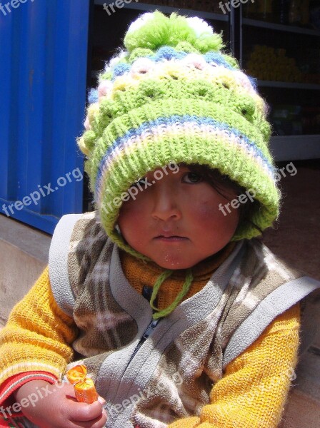 Peru Girl Child Faces Watch