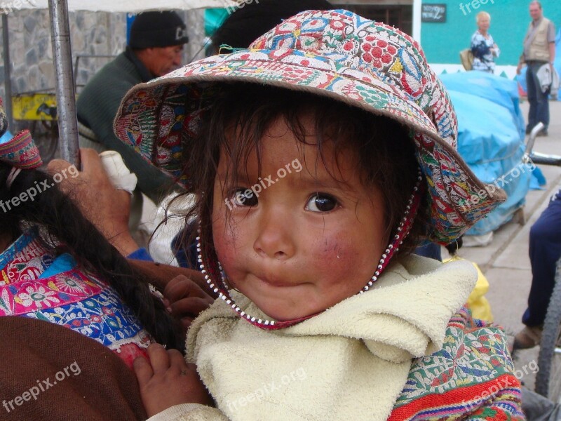 Peru Girl Child Faces Watch