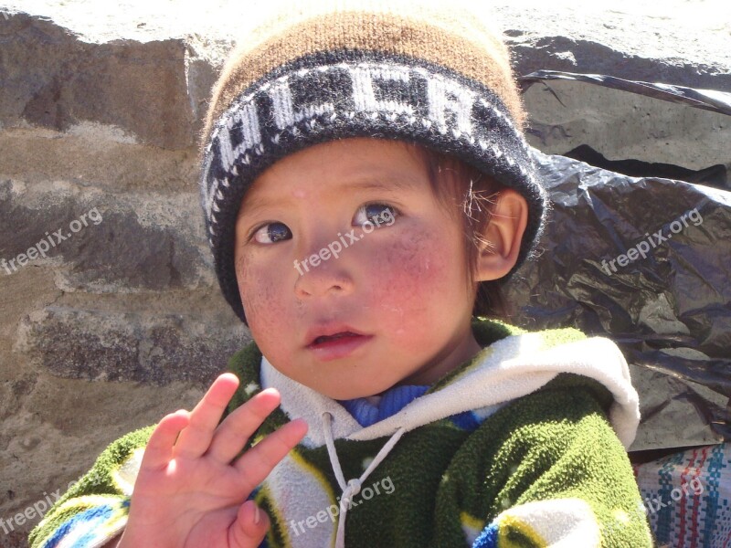 Peru Boy Child Faces Watch