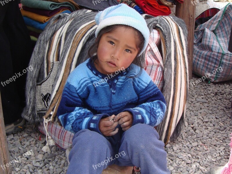 Peru Girl Child Faces Watch