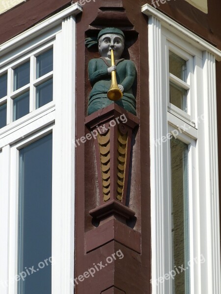 Celle Lower Saxony Historic Center Truss Facade