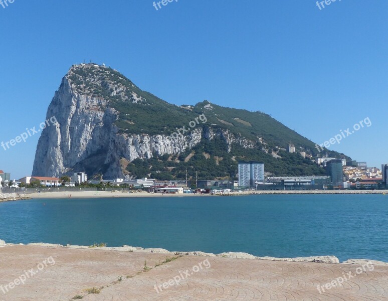 Gibraltar Rock British Free Photos