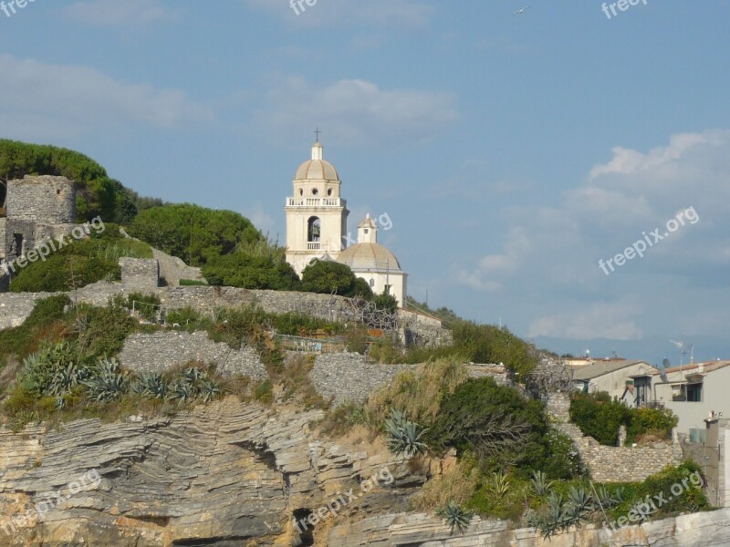 Porto Venere Church Of San Pietro Coast Free Photos