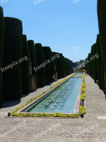 Alcazar De Los Reyes Cristianos Park Hedge Planting Free Photos