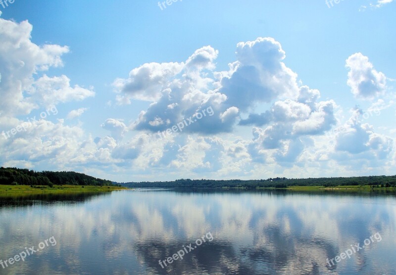 Russia River Cruise Volga River Landscape