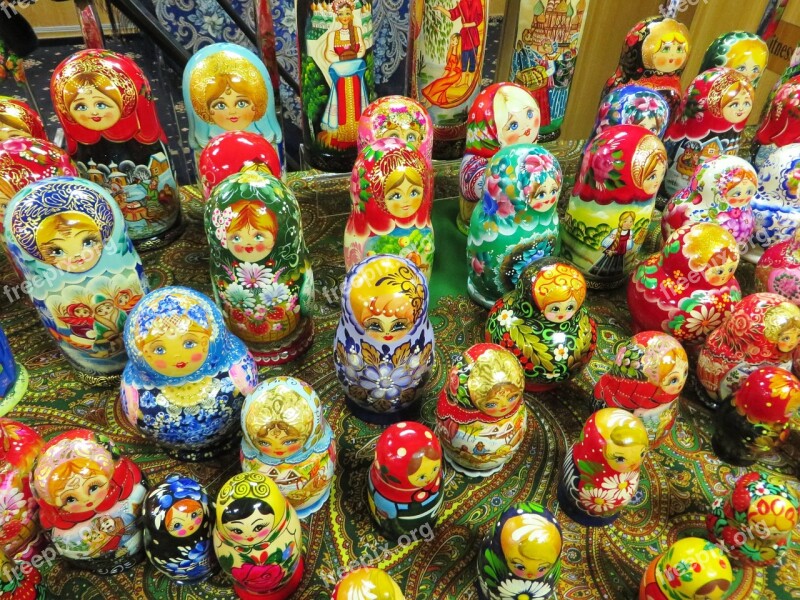 Matrioshkas Folklore Market Free Photos