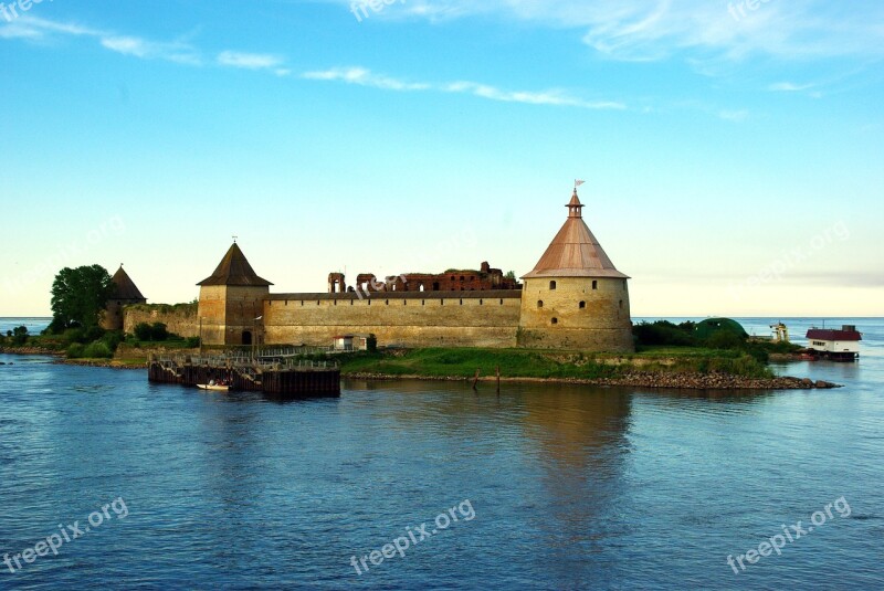 Ladoga Fortin Fortress Ile Lake