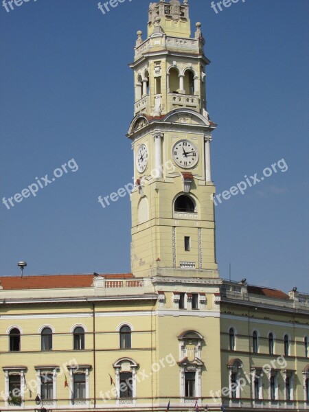 City Hall Tower Oradea Center Transylvania