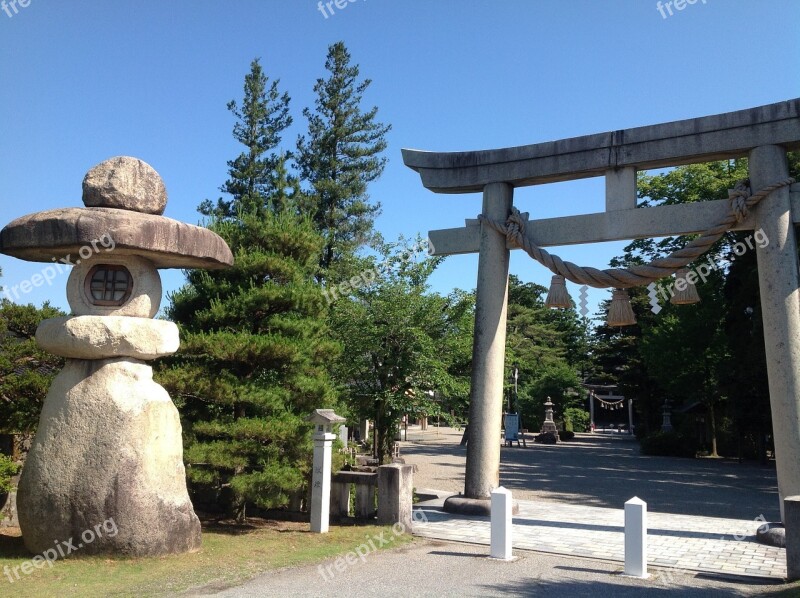 Japan Shrine Lantern Free Photos