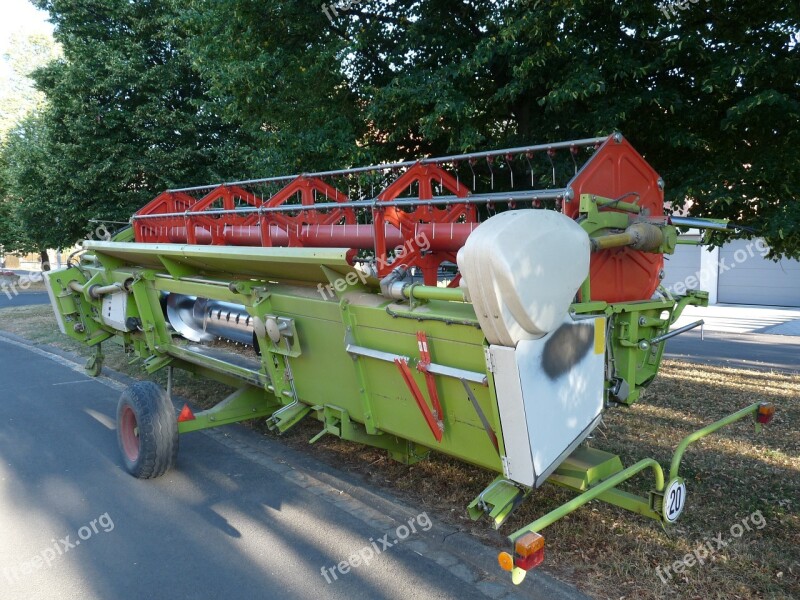 Combine Harvester Knife Agriculture Trailers Free Photos