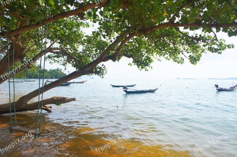 Seesaw Sea Boat Beach Water