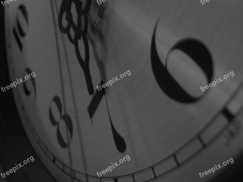 Clock Time Macro Hour Minute