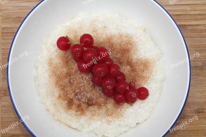 Rice Pudding Dessert Sweet Delicious Cook