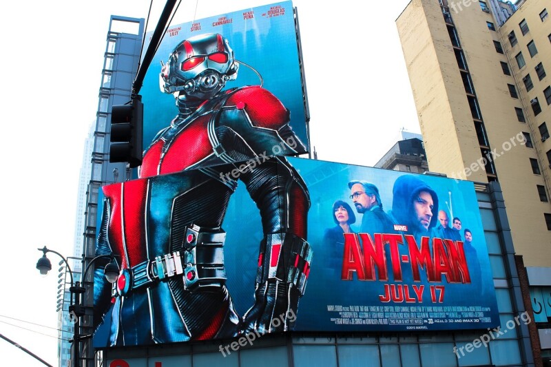 Nyc City Ant-man Movie Free Photos