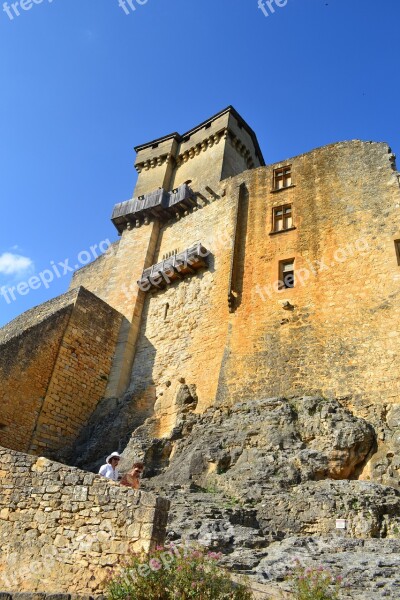 Castle Medieval Castle Stone Wall Château De Castelnaud Castelnaud Chapel