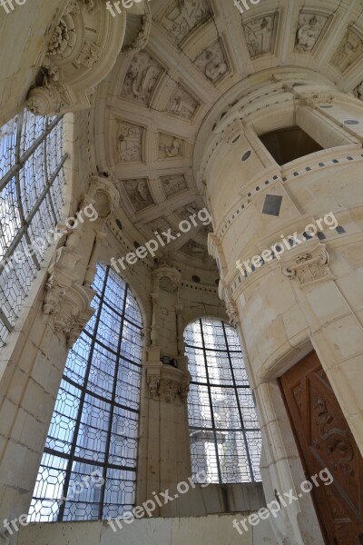 The Castle Lantern Lantern Spiral Staircase Royal Staircase Chateau De Chambord