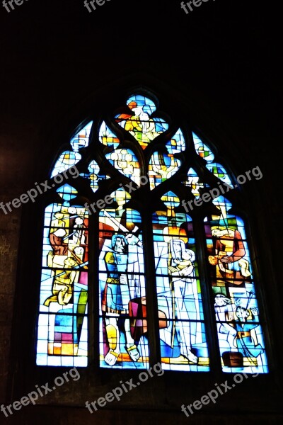 Stained Glass Stained Glass Windows Church Catholic Window