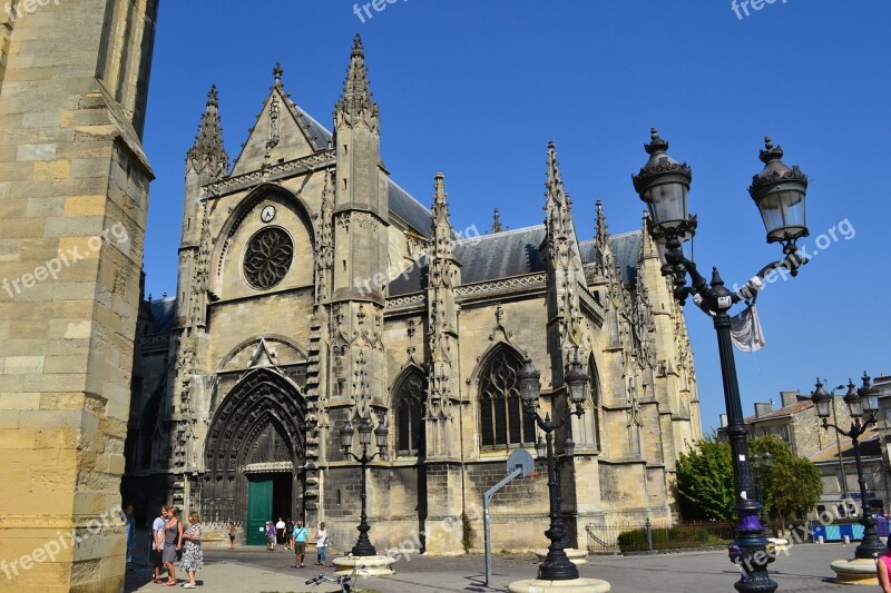 Bordeaux Church Gothic Church Rosette Gothic