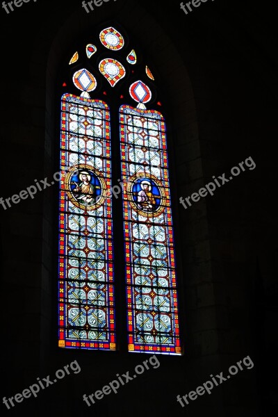 Stained Glass Stained Glass Windows Church Catholic Window