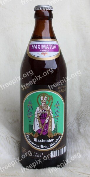 Augustiner Maximator Beer Bottle Drink