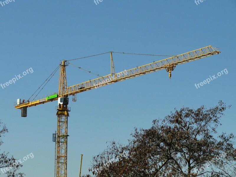 Crane Assembly Liebherr Tower Construction