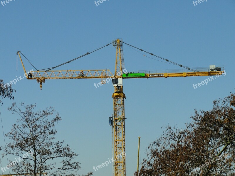 Crane Assembly Liebherr Tower Construction