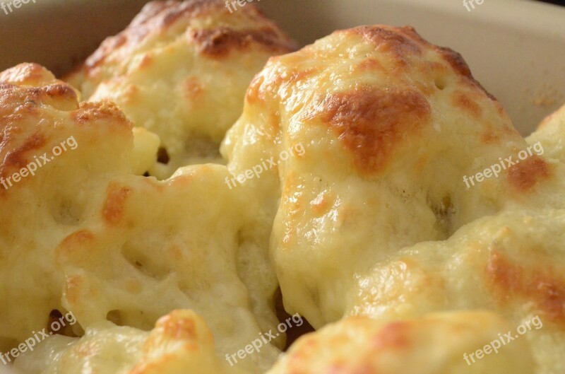 Food Cheese Cauliflower Au Gratin Wishes