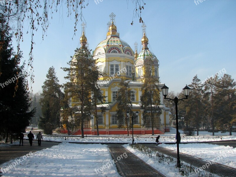 Ascension Cathedral Almaty Church Architecture