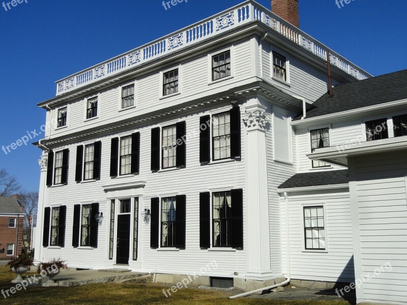 Asa Waters Mansion Millbury Massachusetts Usa Building