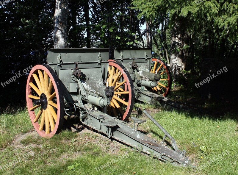 Artillery Monument Hintta Oulu Cannons