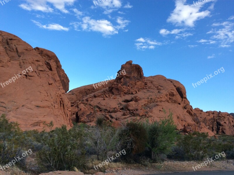 Red Rock Desert Landscape Natural Tourism