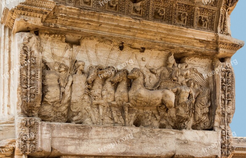 Forum Romanum Arch Titus Relief Jerusalem Ancient