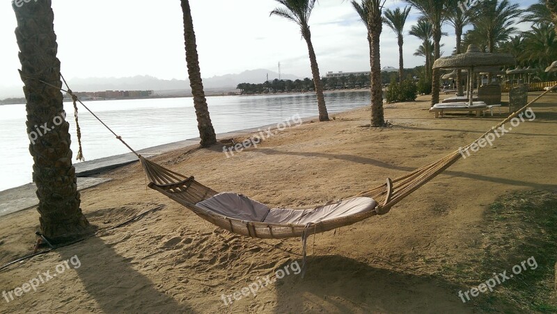 Egypt Beach Hammock Travel Free Photos