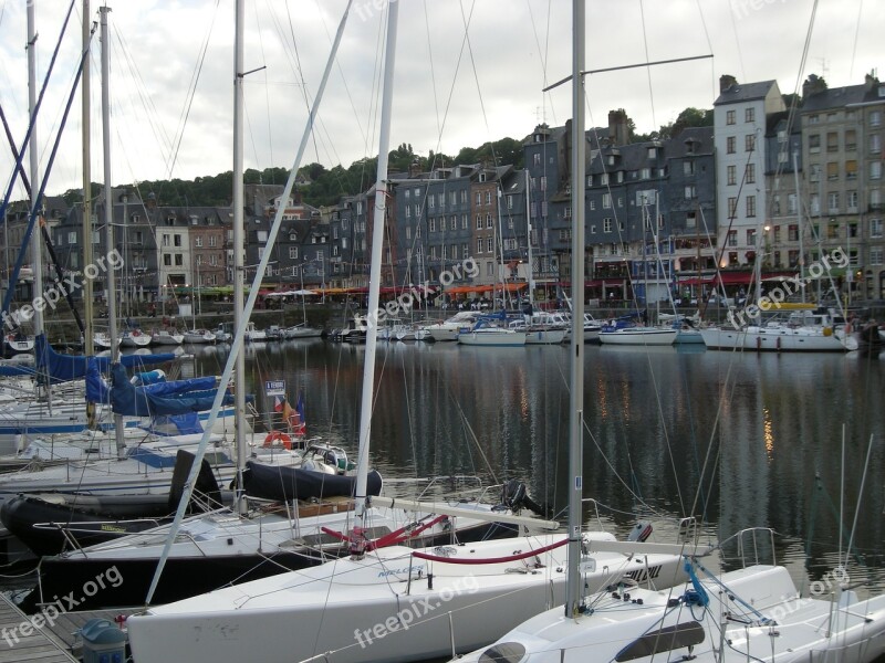 Honfleur France Normandy Normandie Boat