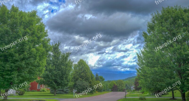 Vermont Mountains Nature Landscape Green