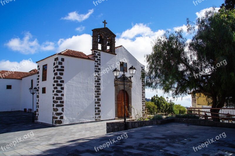 Spain Canary Islands Tenerife Church Vila Flor