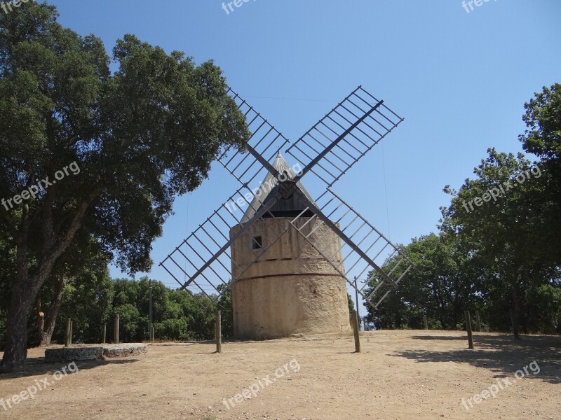 Mill Windmill Wings Old Grain