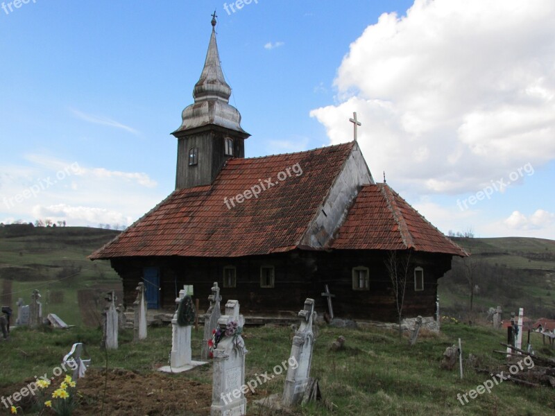 Wooden Church Crisana Transylvania Bihor Hinchiris