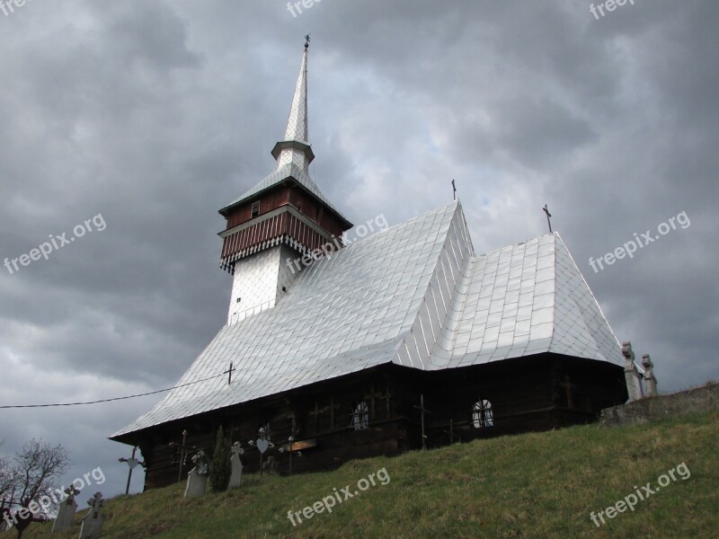 Wooden Church Bradet Bihor Crisana Transylvania