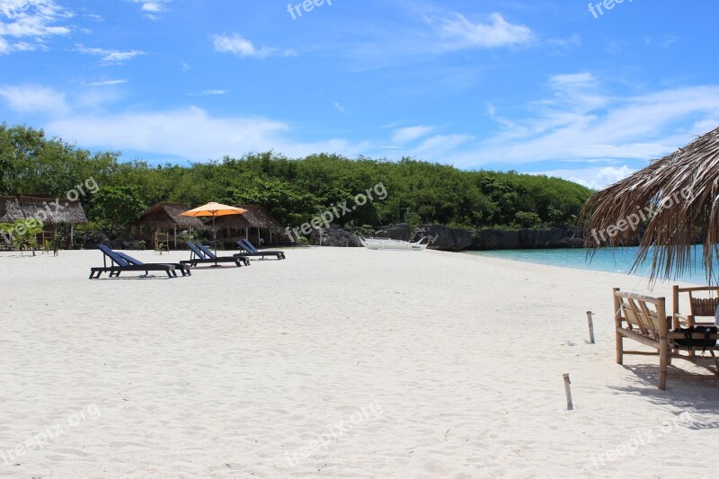 Beach White Sand Sand Tropical Paradise