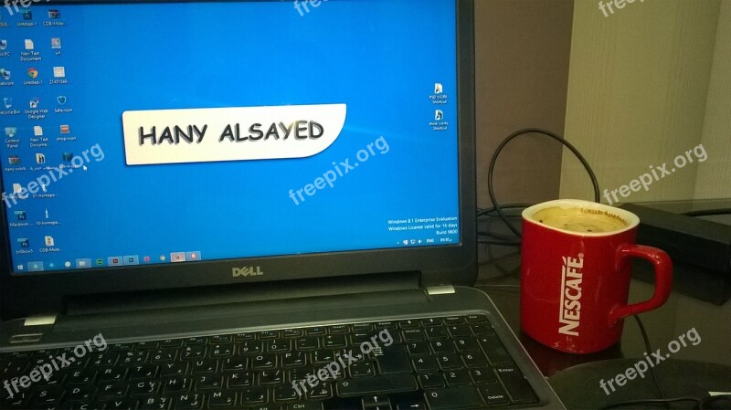 Laptop Desktop Computer Windows Nescafe