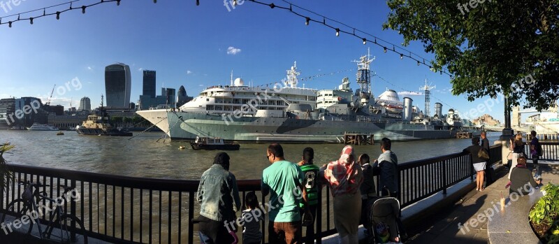 Hms Belfast Thames Belfast Britain Warship