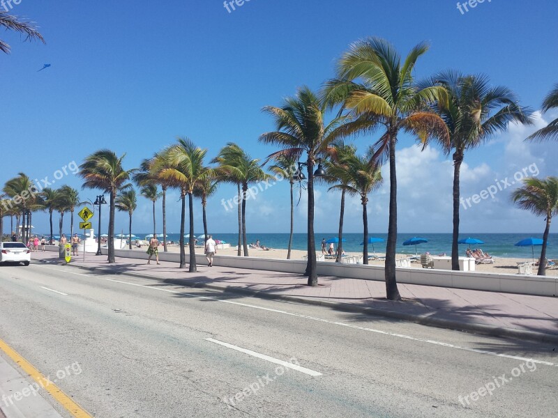 Miami Usa Beach Free Photos