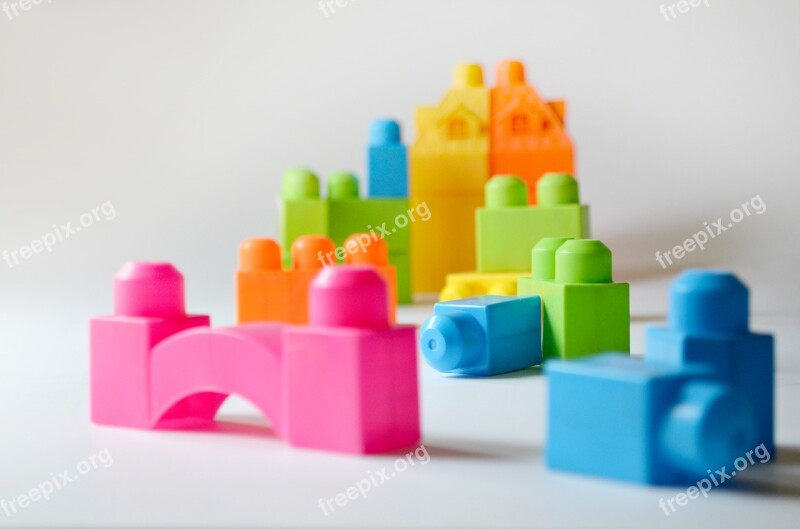 Blocks Colortes Parts Free Photos