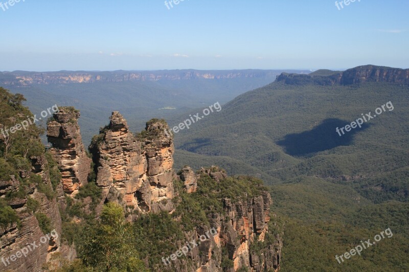 Three Sisters Blue Mountains Australia Free Photos