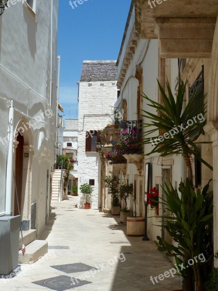 Alley Urban Narrow Pavement Street